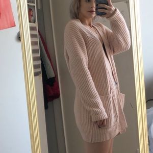 Pink cardigan